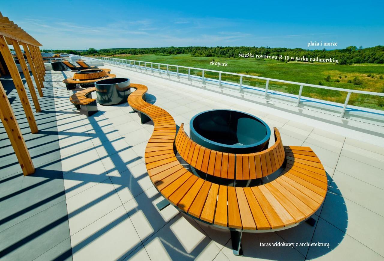 Aqua Resort Apartments-Aqua Park No Limit, Parking Kolobrzeg Bagian luar foto